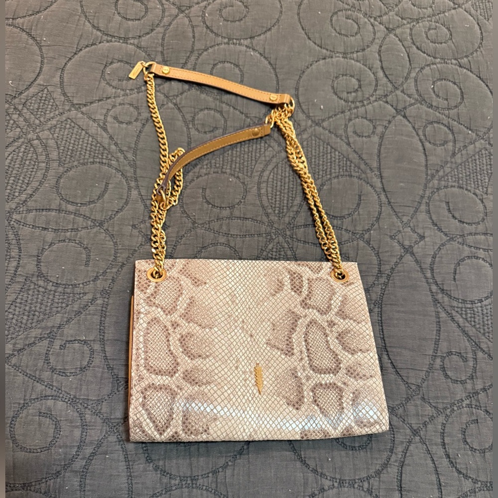 Thacker Python Print Shoulder Bag - image 1